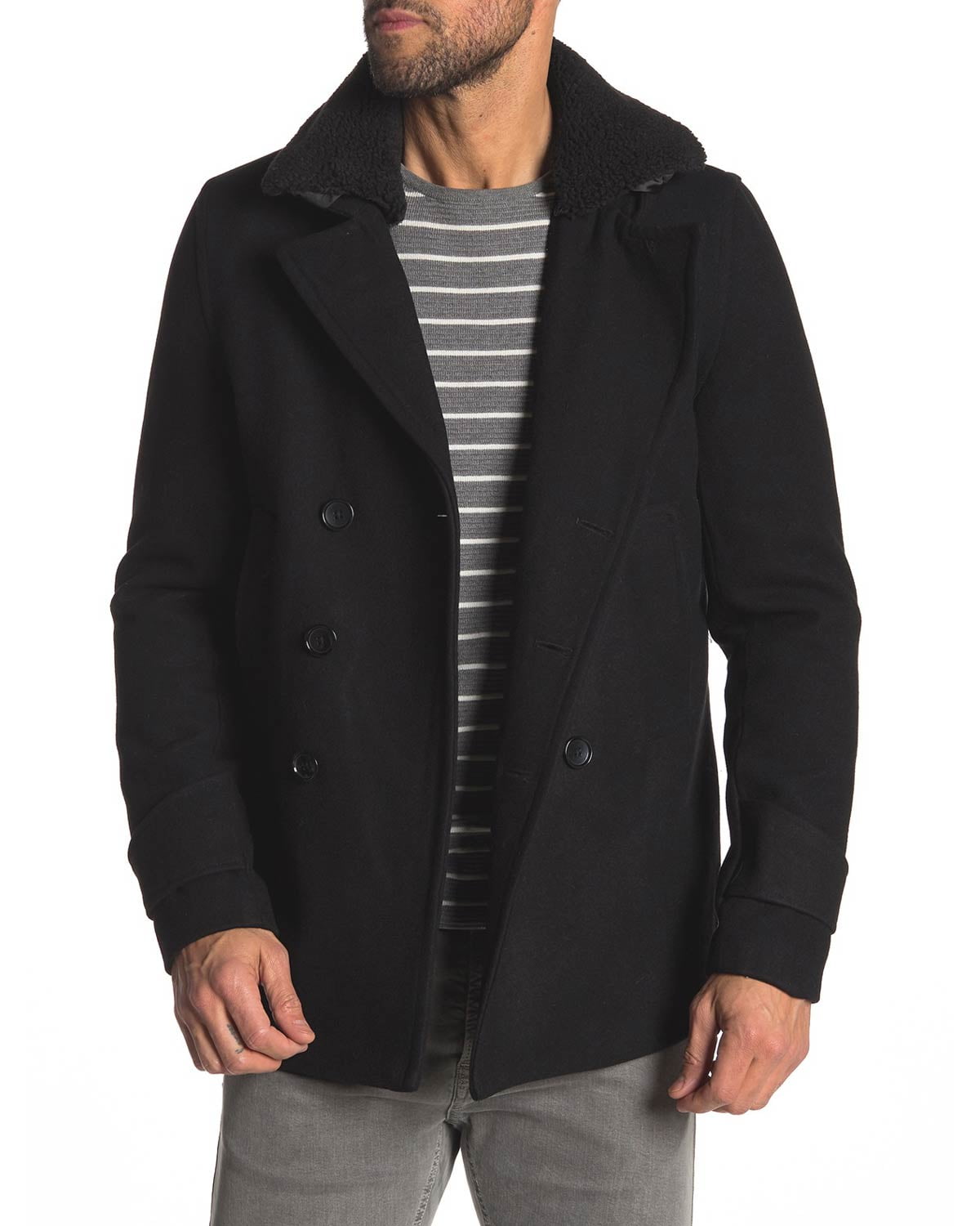 slate and stone wool jacket