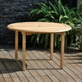 thumbnail image 2 of Urban Elements Manly Beach 5-Piece Teak Wood 100% FSC Round Patio Dining Set. Seating Capacity: 4., 2 of 12
