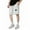 Army Green, variant on YDLCAFD Mens Bib Overalls Denim Summer Knit Sleeveless Vest And Shorts Sports Suit Casual Thin Top Solid Color Vest Two Piece Set