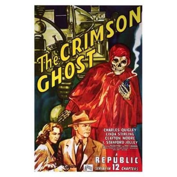 The Crimson Ghost Movie Poster - 11 x 17 in.