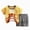 H135-Yellow, variant on TOWED22 Infant Boy Summer Sleepwear Pullover Tee and Matching Shorts 2 Piece Pajamas Set Toddler Outfits(Yellow,18-24 M)