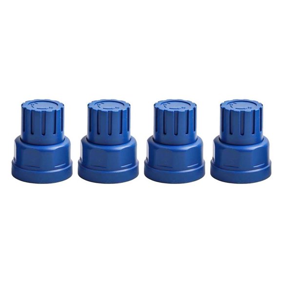Accesorios de interruptor de colector de calefacción por suelo radiante con mango azul de 4 piezas para un fácil control