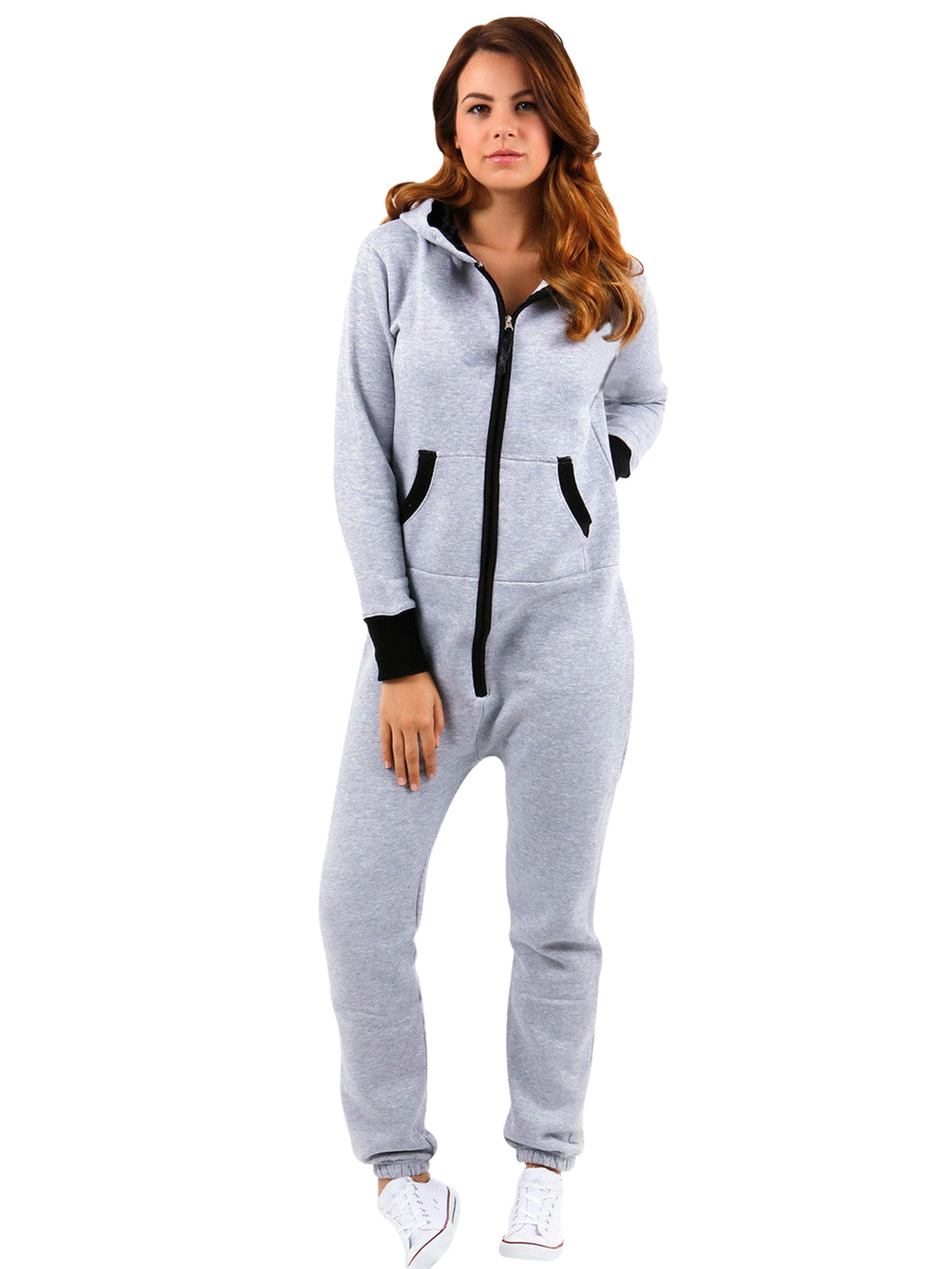 fleece jumpsuit womens