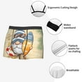 thumbnail image 5 of Wukai Hello Summer Cute Gnome Print Men’s Underwear Breathable Boxer Briefs,&nbsp;Moisture Wicking & Breathable-X-Large, 5 of 7