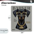 thumbnail image 4 of Stupell Industries Art Deco Barker Dog Fashion Magazine Canvas Art, 30 x 40, by A Barefoot Stylist, 4 of 8