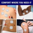 thumbnail image 5 of Unit Pads 2"X2" 20 Pcs, 3rd Gen Reusable Latex-Free Replacement Pads Electrode Pads with Upgraded Sticky Electrode Pads Gel and Non-Irritating Design, 5 of 5