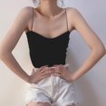 thumbnail image 1 of Camisole Basique pour Femmes Débardeur Dos Nu Sans Armature en Forme de U, 1 of 6