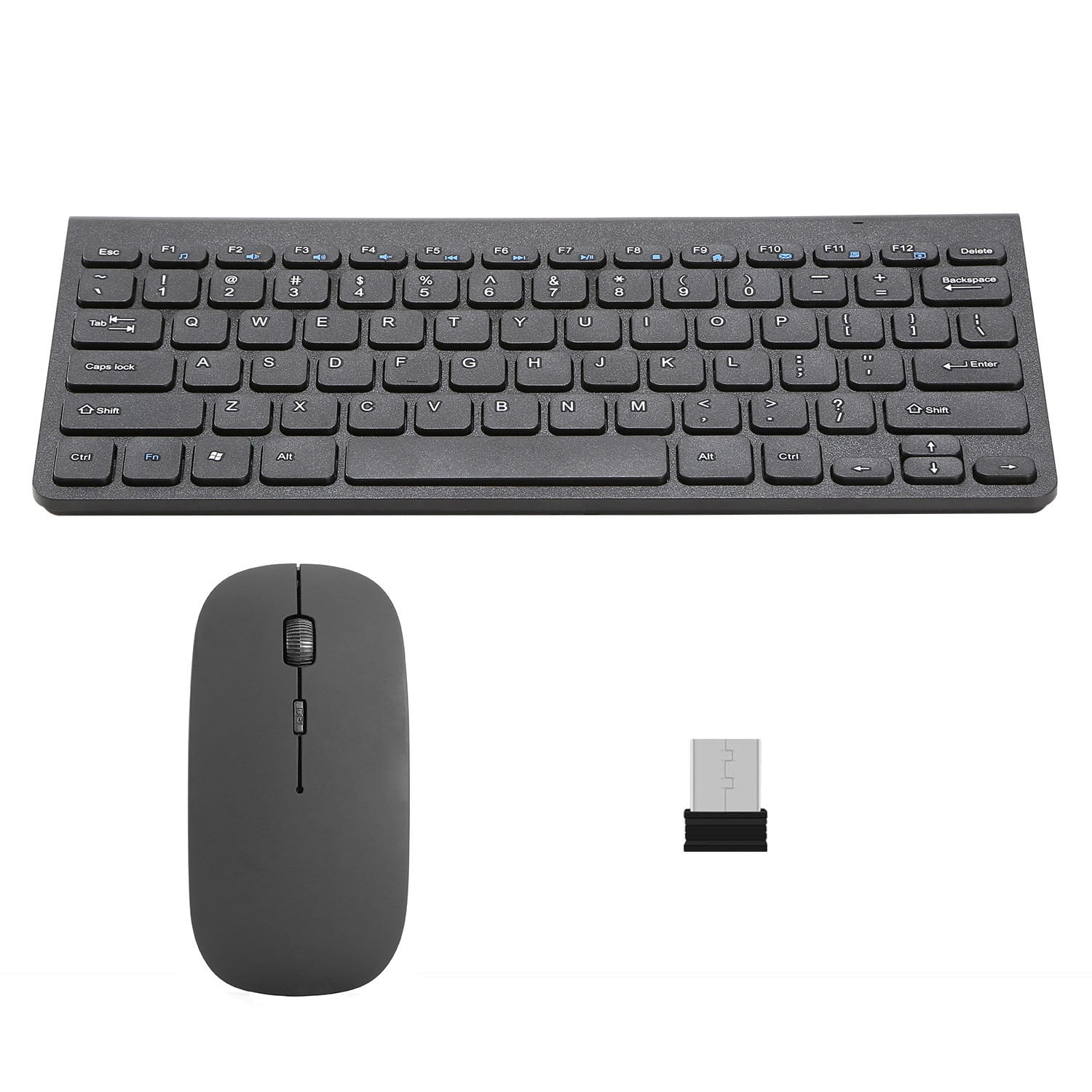Wireless MINI Keyboard and Mouse for Windows 7 & 8 Desktop PC Laptops BK 