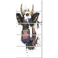 thumbnail image 2 of Magnifique Graphique Aquarelle de Chat - Art Mural sur Toile d'Animal, 2 of 3