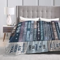 thumbnail image 4 of To My Son Blanket Gifts For Kids Adults - Lightweight Throw Blanket For Bedroom Living Room Decor Soft Fuzzy Fleece Cozy Plush Bed Couch 80"X60", 4 of 7