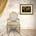 thumbnail image 3 of Schlabach, Sue 32x23 Gold Ornate Wood Framed with Double Matting Museum Art Print Titled - Map of the World Industrial No Words, 3 of 4