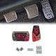 thumbnail image 1 of 2 piezas Generic Generic High Rendimiento Fácil de instalar Pedal de pedal de automóvil Fácil de reparar Equipo automático rojo, 1 of 8