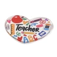 thumbnail image 2 of Study Style Opaque Acrylic Sided Pendants Heart with Word Teacher Colorful 32.5x40x2.4mm Hole: 2.1mm DIY, 2 of 3