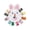 04, variant on 10 Pcs Colorful Mini Flower Hair Clips Set,Small Hair Clips Mini Hair Claw Clip Bunny Ear Hair Clip Cute Jaw Clips Hair Pins Hair Barrettes Tiny Flower Hair Accessories for Women