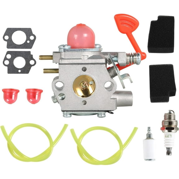 PET-U WT-875 545081855 Carburetor Replacement for Craftsman Poulan Pro Blower BVM200C BVM200VS P200C GBV325 P325 200mph with Air Filter Fuel Line Filter Spark Plug