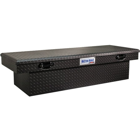Better Built 69" Sec Saddle Truck Tool Box Deep And Wide Matte Black