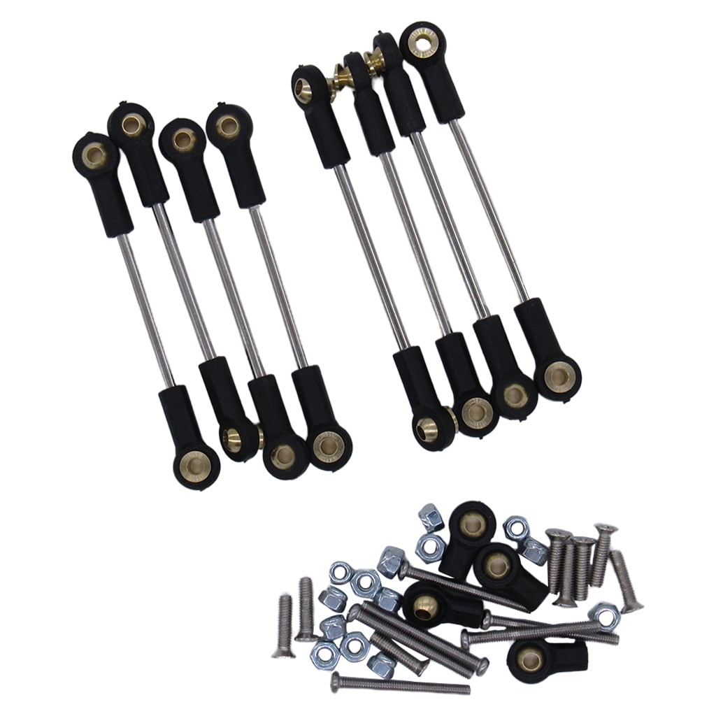 Upgrade Metal Steering Pull Rod DIY Kit For 1/16 WPL B1 B14 B24 B24 C14 C24 RC 