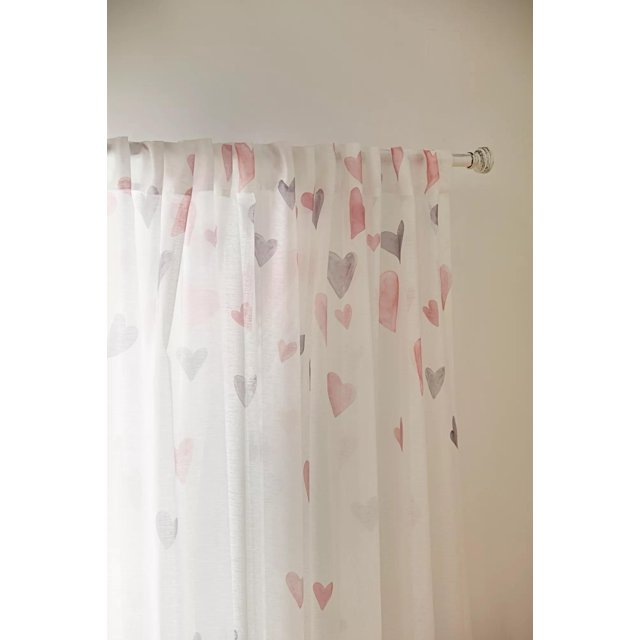 Bouclair Rideau Transparent Multicolore Keela 84 X 54 Po (213,4 X 137,2 cm)