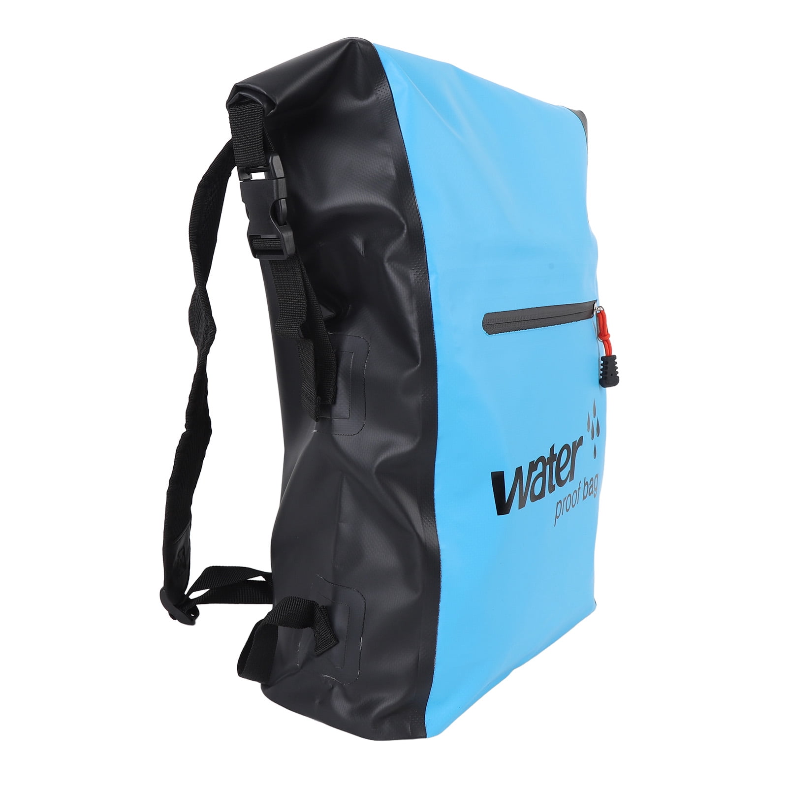 Nieyigj Heavyweight Water Resistant Dry Bag 25L Dry Wet Separation Hiking Dry Backpack with Shoulder Strap for Outdoors Activities Blue 16.5 inches / 42 cm