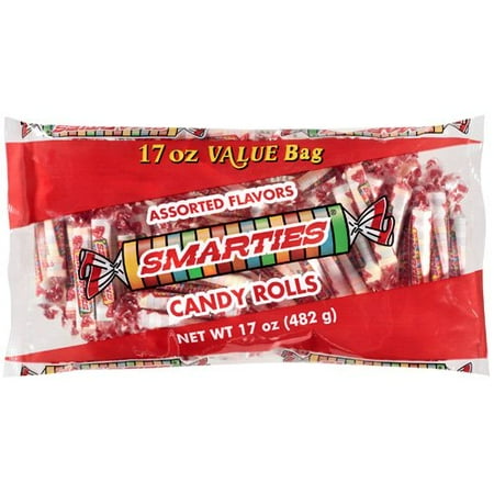 Smarties: Value Bag Assorted Flavors Candy Rolls, 17 oz