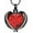 Black Red, variant on Angel Wing Heart Urn Necklace for Women with Birthstone Cremation Jewelry Urns for Human / Pet Ashes for Love Ones