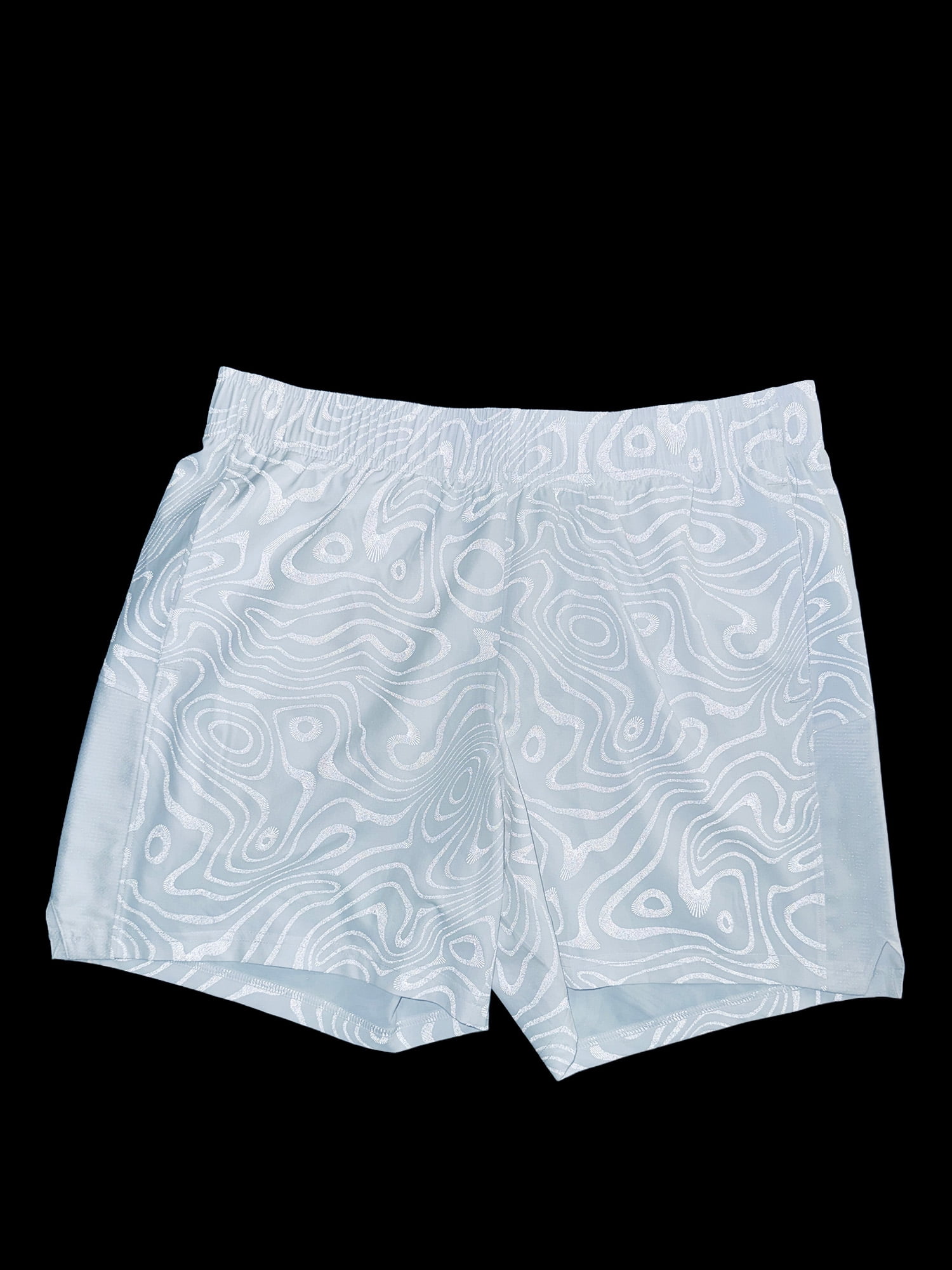 Athletic Works Men's Reflective Print Soccer Shorts, 6" Inseam, Sizes XS-3XL
