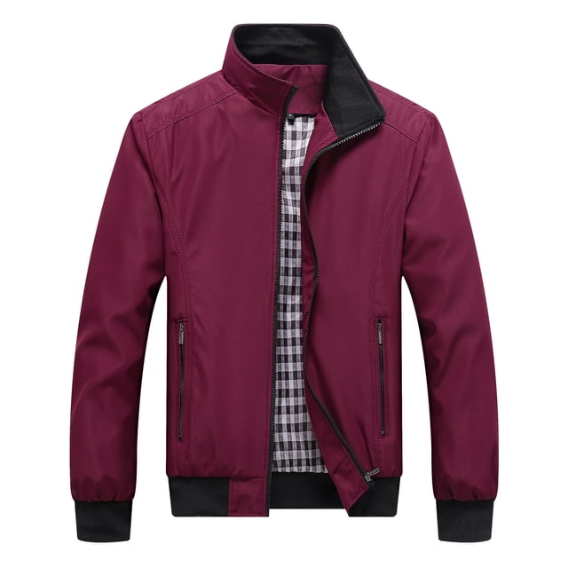 Abrigo de hombre, abrigo informal de negocios, abrigo ligero de color sólido para primavera y otoño para hombre
