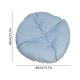 thumbnail image 3 of Cojín de silla de lino 40x40 cm con base antideslizante, almohadilla lavable acolchada para asiento de comedor, cocina, oficina, interior y exterior, gris, amarillo, verde, azul, 3 of 6