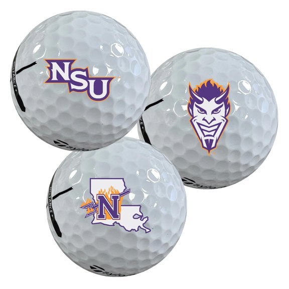 Northwestern State University Demons Logo Edition Taylormade Distance  Golf Balls 12-Pack (Dozen)