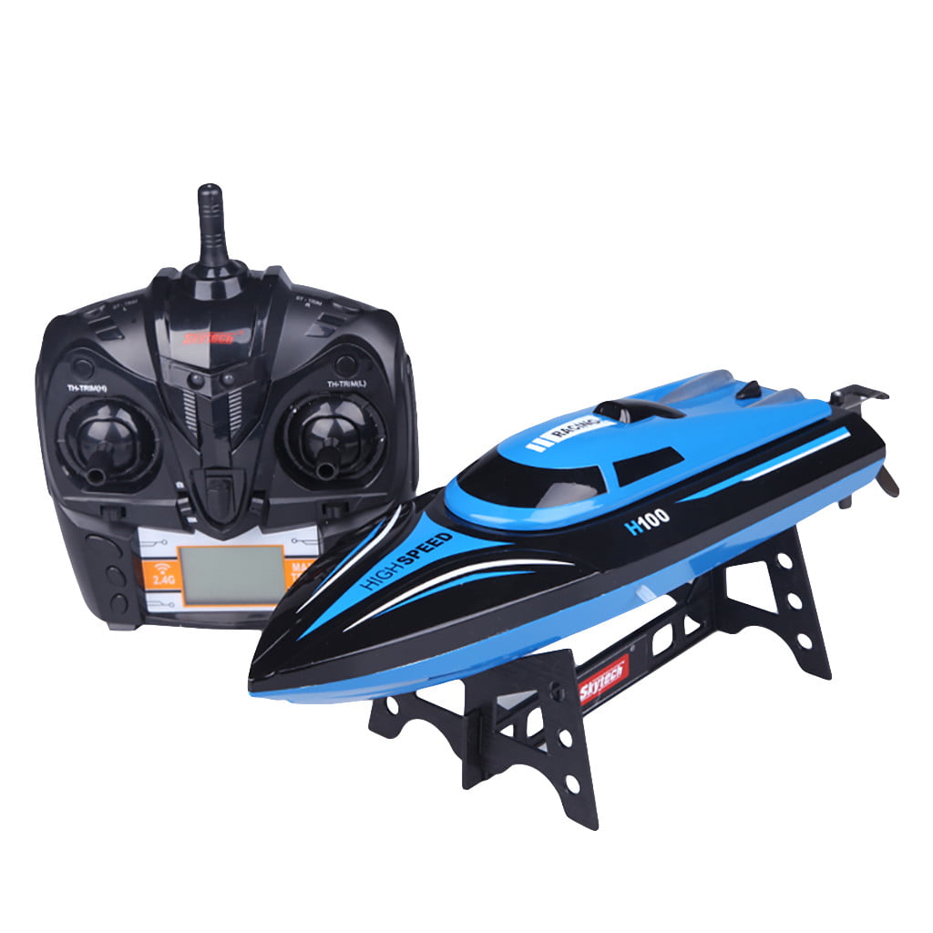 SkyTech H100 2.4g 4ch Water Cooling High Speed RC Self Right Racing Boat Outdoor 