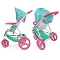 thumbnail image 5 of Baby Alive: Doll Jogging Stroller - Green, Pink, Hearts - Accessory For Dolls Up To 24", Foldable Design, Retractable Canopy, Storage, Kids Toy Age 3+, 5 of 7