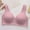 Pink bras for women, variant on Wycnly Bras for Women,Womens Full Figure Bras,Large Size Bras for Women Open Closure Button Comfort Lightly Wirefree Bralettes Ladies Elder Full Coverage Push up Bra