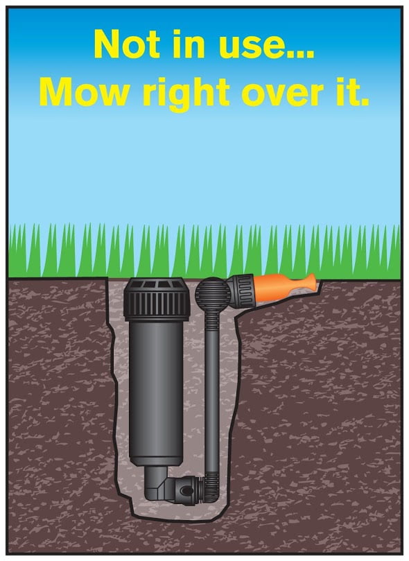 Quick-Snap Buried Sprinkler 2-Pack