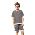 thumbnail image 4 of Shachafan Boys Casual Outfit Soft Comfortable Two Piece Loungewear For Kids Playwear And Daily Wear Boys Sweat Suit, 4 of 4