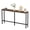 Rustic Brown, variant on EDX 63-Inch Console Table Entryway Sofa Table with Power Outlets, Long Sofa Table for for Entryway, Hallway, Corridor,White