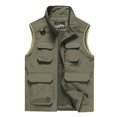thumbnail image 3 of Birdeem Mens Work Clothes Jacket Solid Color Stand Collar Multiple Pockets Outdoor Sports Photography Leisure Coat, 3 of 8