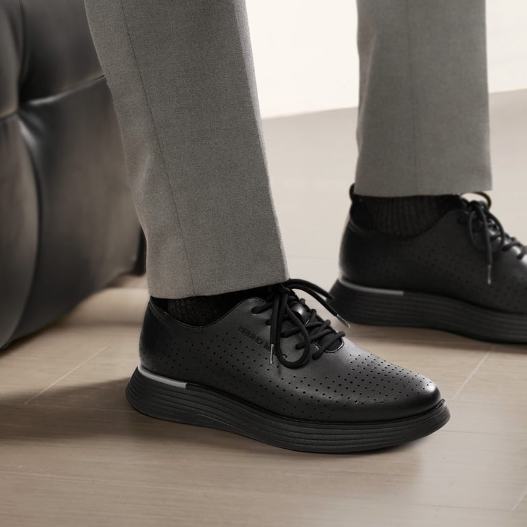 mesh dress sneakers Bruno Marc Men's MaxFlex III Mesh Dress Sneakers Casual Business Oxfords Comfortable Shoes, Size: 9.5, Black
