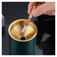 thumbnail image 3 of Portable Tabletop Ash Tray Household Stainless Steel Funnel Ash Proof Ashtray Multi Function Office Car Smoking Accessories, 3 of 6