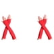 thumbnail image 3 of Advancent 1 par de guantes sin dedos para niña, guantes de mujer de estilo Simple, artesanía de punto, cubiertas de brazo para niñas, cubierta Rojo oscuro 2Conjunto, 3 of 6