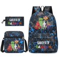thumbnail image 1 of Three-piece Set Garten Of Banban Game Peripheral Two-dimensional Backpack Student Schoolbag Shoulder Bag Pencil Case, 1 of 5