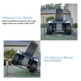 thumbnail image 3 of Mulinsonfly Ride-On Lawn Mower Jack Lift - Telescopic Maintenance Jack for Garden Tractors and Riding Lawn Mowers, 880 lbs Weight Capacity, Manual and Power Tool Handles Included (Grey), 3 of 9