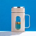 thumbnail image 2 of SUNSIOM Glass Tea Cups Clear Tea Infuser Cup Durable High Temperature Resistance Tea Mug with Infuser, 2 of 9