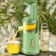thumbnail image 3 of Exprimidor de masticación lenta Extractor de jugo eléctrico suministros de cocina reutilizables verdes, 3 of 9
