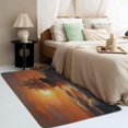 thumbnail image 3 of 4x5 Nautical Rugs for Bedroom Living Room, Sunset Area Rug for Home Decor, Soft Machine Washable Non Slip Low Pile Indoor Carpet DTSX1051, 3 of 7