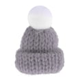thumbnail image 2 of Accesorios Para Muñecas Sombrero En Miniatura Sombrero De Invierno Sombrero De Punto Para 1/12 Decoración De Dormitorio De gris Baoblaze Sombrero de miniaturas de casa de muñecas, 2 of 8