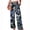 FG61_Mint Green, variant on Wide Leg Pants for Women Flowy Palazzo Elastic Waist Trousers with Pockets Summer Beach Vacation Slacks Mint Green 2XL