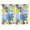 Tropical Leaf, variant on Aloha Retro Theme 2-Piece Kitchen Curtains, 42x63 Inch Tropical Plant & Jungle Leaves Print Semi-Sheer Window Treatment Panels
