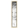 thumbnail image 2 of ArtToFrames 7" x 39" Silver with Black Lip Picture Frame, 7x39 inch Multi Wood Poster Frame (WOM-5193),  Pack, 2 of 7
