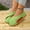 Green#01, variant on French Vintage Sandals for Women – Soft Back Strap Flat Style with Open-Toe for Summer Beach & Casual Outings,Plus Size