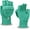 Green With Sequin, variant on Winter Fingerless Gloves for Women Men Half & Full Glitter Knitted Mittens Thumb with Cap Convertible Thermal Mitten